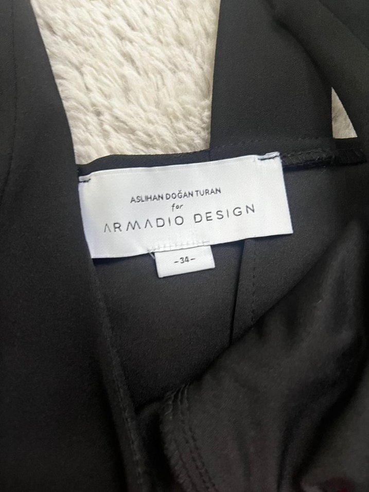 Siyah Mini Elbise - Görsel 5