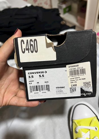 Sarı Converse - Görsel 5