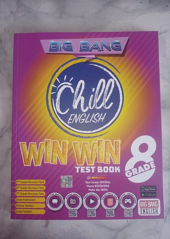  8. Sınıf İngilizce Test Kitabı Chill Win Win