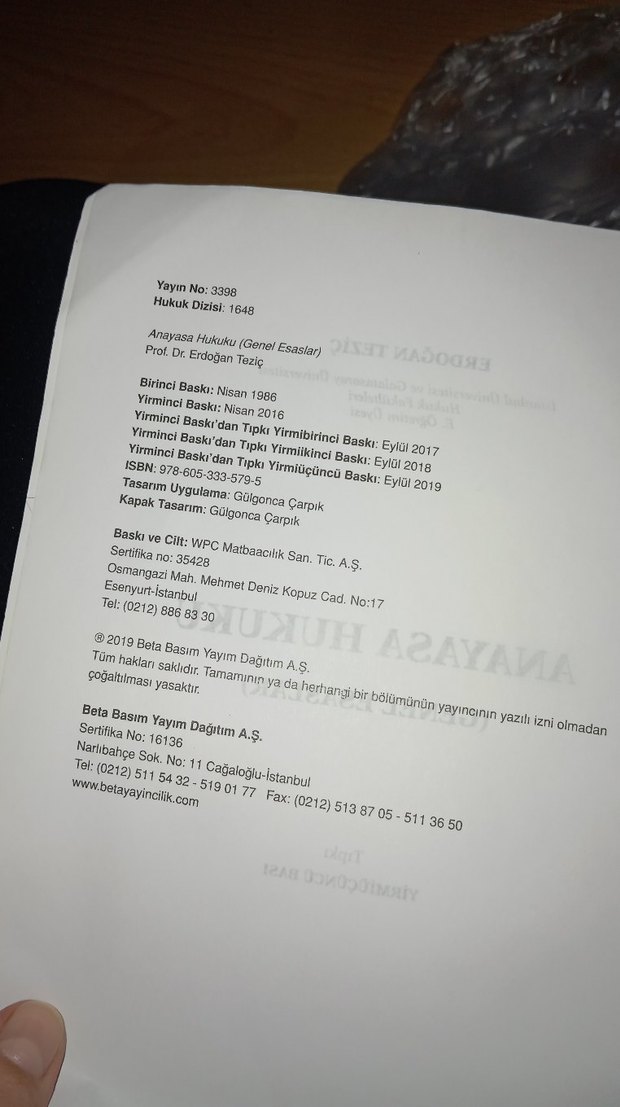 anayasa hukuku Erdoğan teziç - Görsel 2