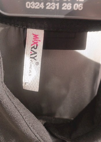 Siyah Şifon Gömlek - Görsel 2