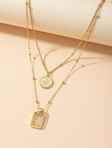 Geometrik Charm Kolye