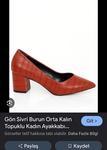 Gön topuklu Kadın Ayakkabı 37 numara