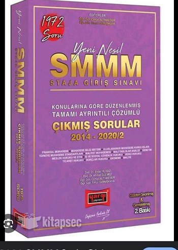 2020 SMMM Staja Giriş Sınavı Soru Deposu