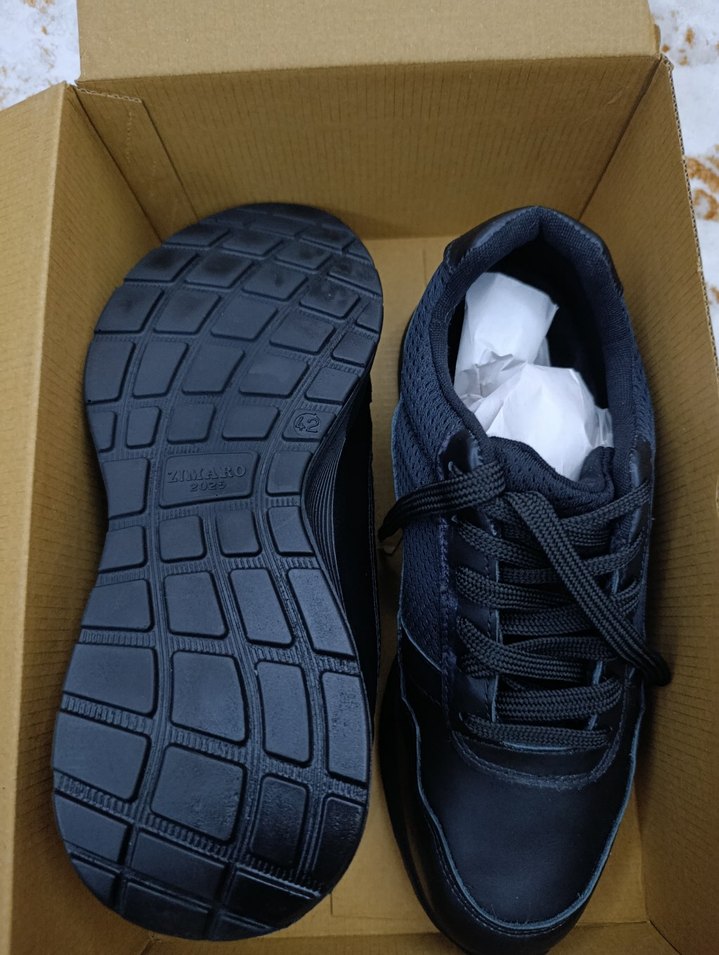 Erkek Siyah Spor Ayakkabı 42 numara - Görsel 4