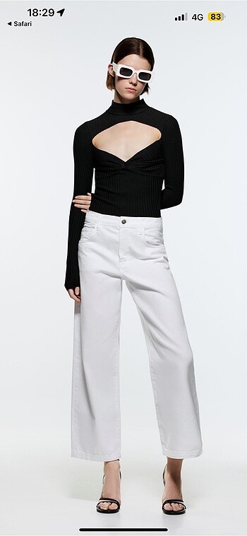 Zara culotte jean