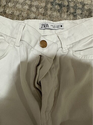 36 Beden beyaz Renk Zara culotte jean