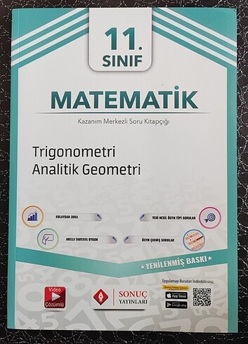 KALEM DEĞMEMİŞ! Sonuç Yayınları Trigonometri-Analitik Geometri F