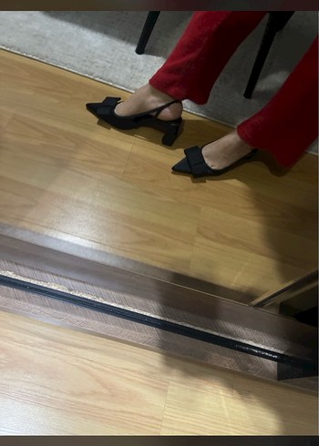 Zara Siyah Kadın Stiletto Topuklu Ayakkabı - Görsel 2