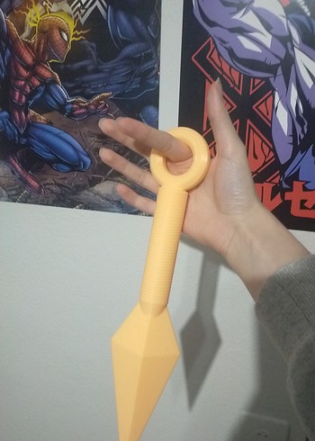 ninja kunai bıçağı 3d print ürünü cosplay - Görsel 3