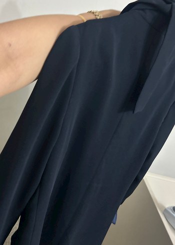 Lacivert Kadın Ofis Blazeri - Görsel 4