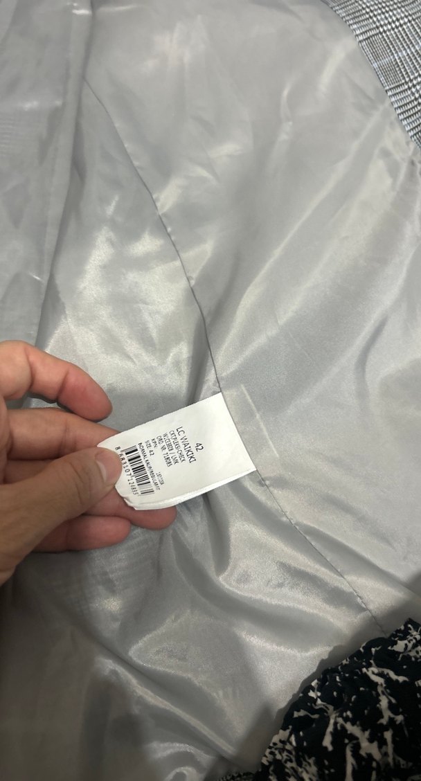 Gri Düğmeli Kadın Blazer Ceket - Görsel 4