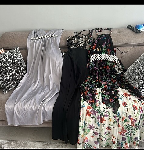 3 adet elbise yepyeni tek kargo