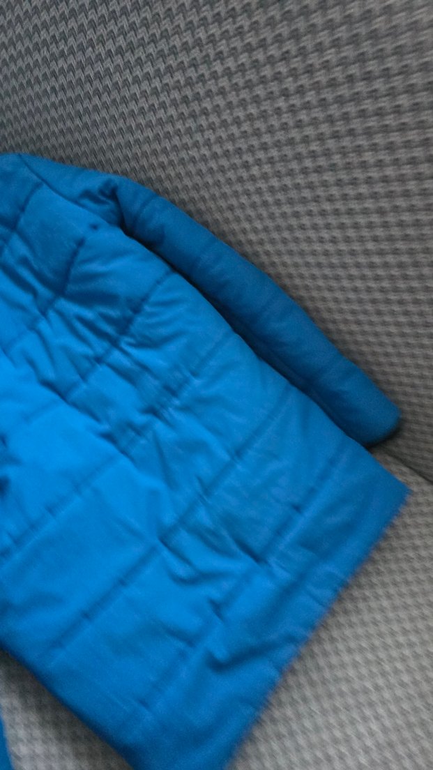 Mavi Düğmeli Erkek Çocuk Mont - Görsel 4