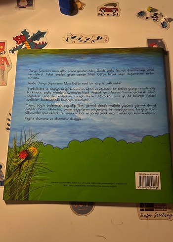 Dünya Şapkaları Mavi Göl'de Çocuk Kitabı - Görsel 3