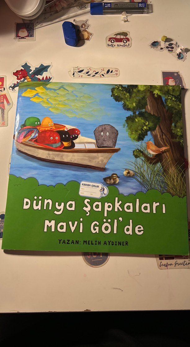 Dünya Şapkaları Mavi Göl'de Çocuk Kitabı - Görsel 2