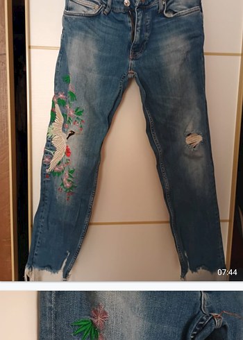 s Beden Zara Crane Embroidered jean