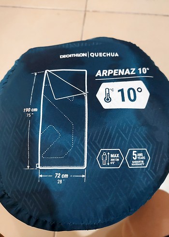 Beden Decathlon uyku tulumu sıfır -10C