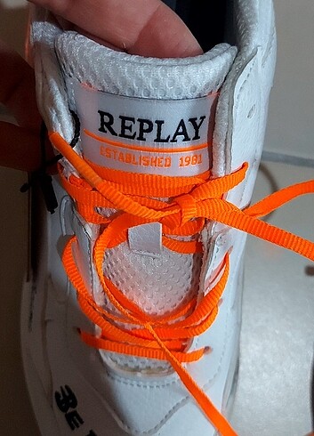 39 Beden beyaz Renk Replay beyaz sıfır orijinal spor ayakkabi