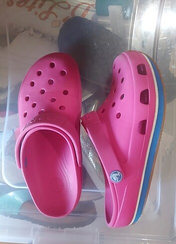Crocs retro clog terlik pembe