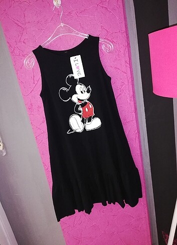 l Beden Mickey elbise