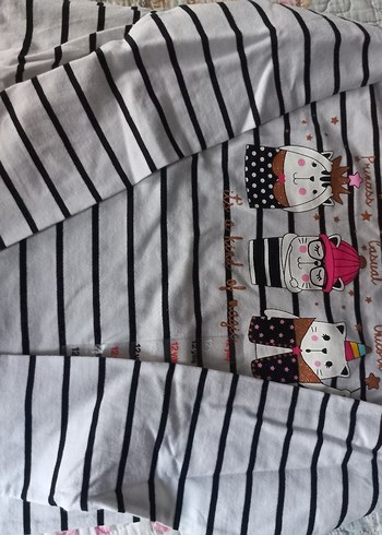 Çok Renkli Baskılı Kedili mevsimlik switshort - Görsel 3