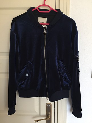 Pull and Bear Kadife bomber