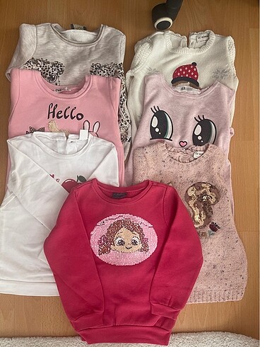 Kız çocuk kazak ve sweatshirt