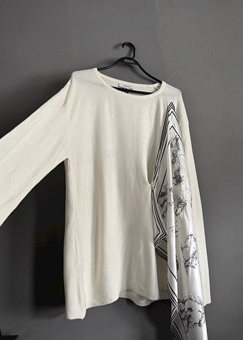 İpekyol Beyaz Uzun Kollu Kadın Bluz - Görsel 3