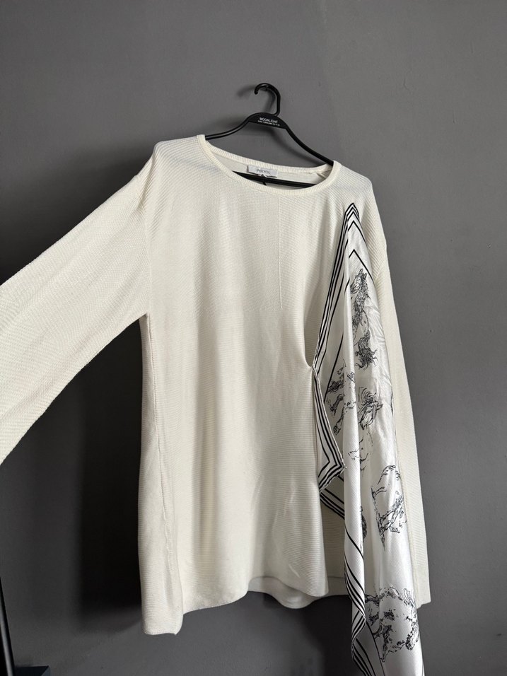 İpekyol Beyaz Uzun Kollu Kadın Bluz - Görsel 3