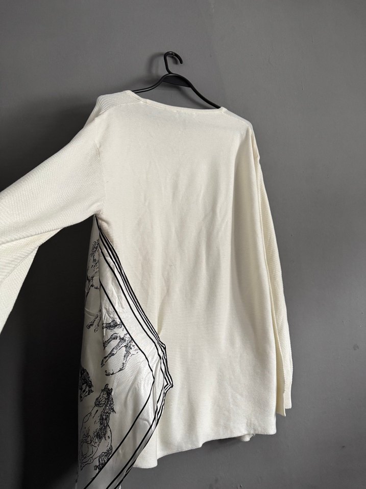 İpekyol Beyaz Uzun Kollu Kadın Bluz - Görsel 4