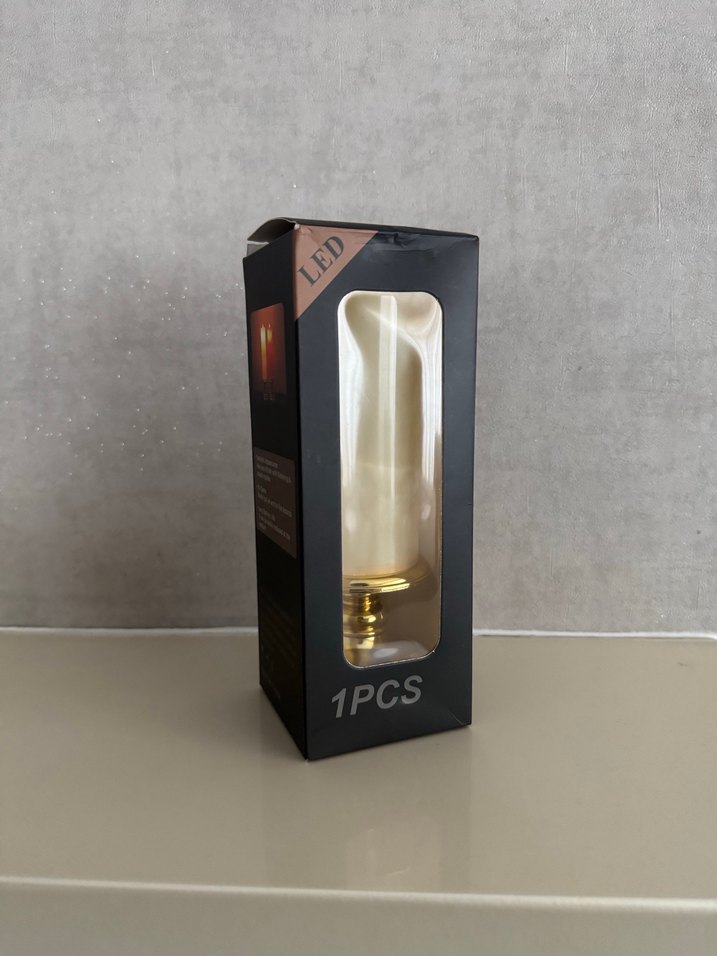 Altın Renkli Led Mum - Görsel 5