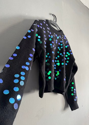 Twist Pullu Kadın Triko Kazak - Görsel 3