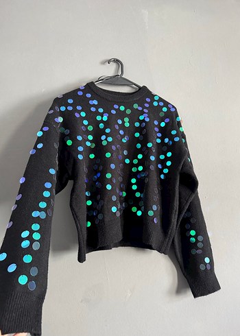 Twist Pullu Kadın Triko Kazak - Görsel 4