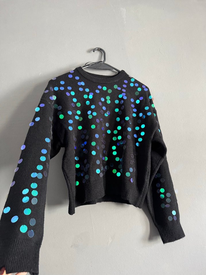 Twist Pullu Kadın Triko Kazak - Görsel 4