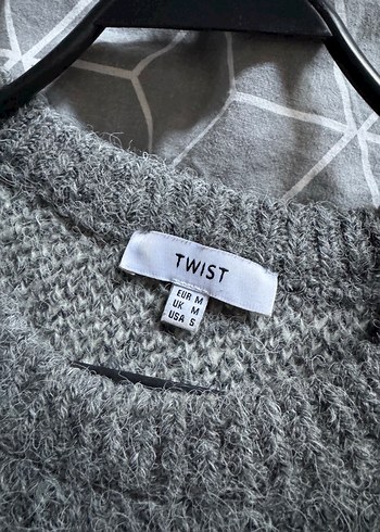 Twist Bulutlu Yünlü Kadın Kazak - Görsel 6