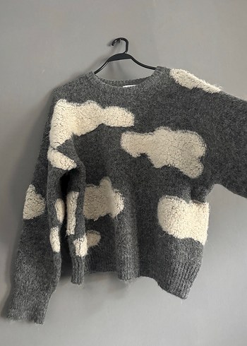 Twist Bulutlu Yünlü Kadın Kazak - Görsel 2