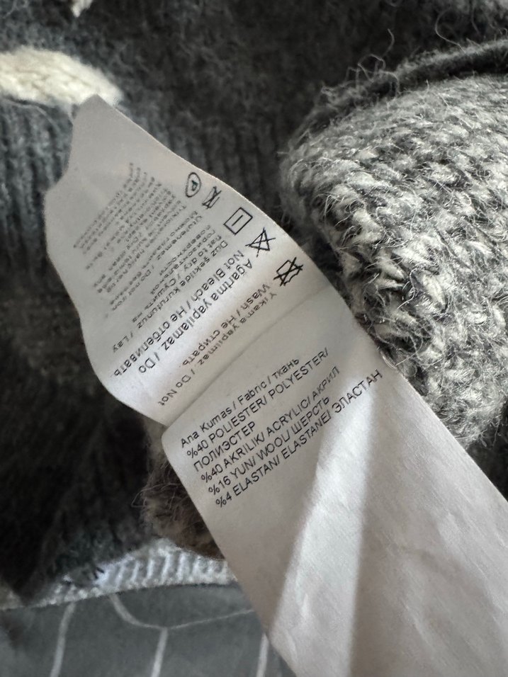 Twist Bulutlu Yünlü Kadın Kazak - Görsel 5