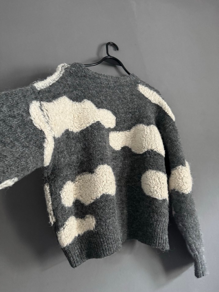 Twist Bulutlu Yünlü Kadın Kazak - Görsel 3