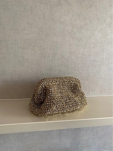 Gold Clutch Portföy El Çanta