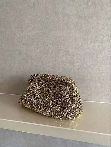 Gold Clutch Portföy El Çanta