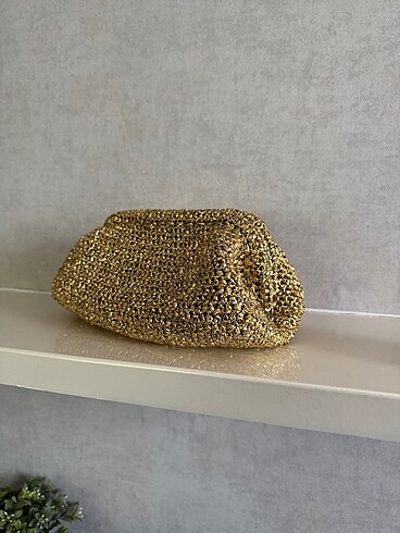ipekyol Gold Clutch Çanta