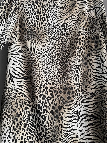 xl Beden Leopar Elbise