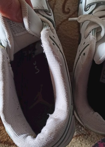 erkek Nike Beyaz Gri Bağcıklı Spor Ayakkabı - Görsel 9