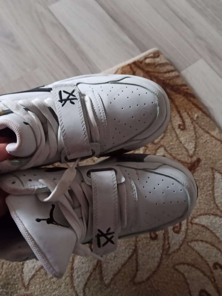 erkek Nike Beyaz Gri Bağcıklı Spor Ayakkabı - Görsel 4