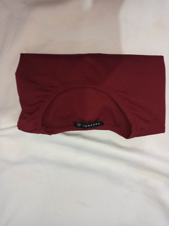 Bordo Kadın Uzun Kollu Basic Bluz - Görsel 3