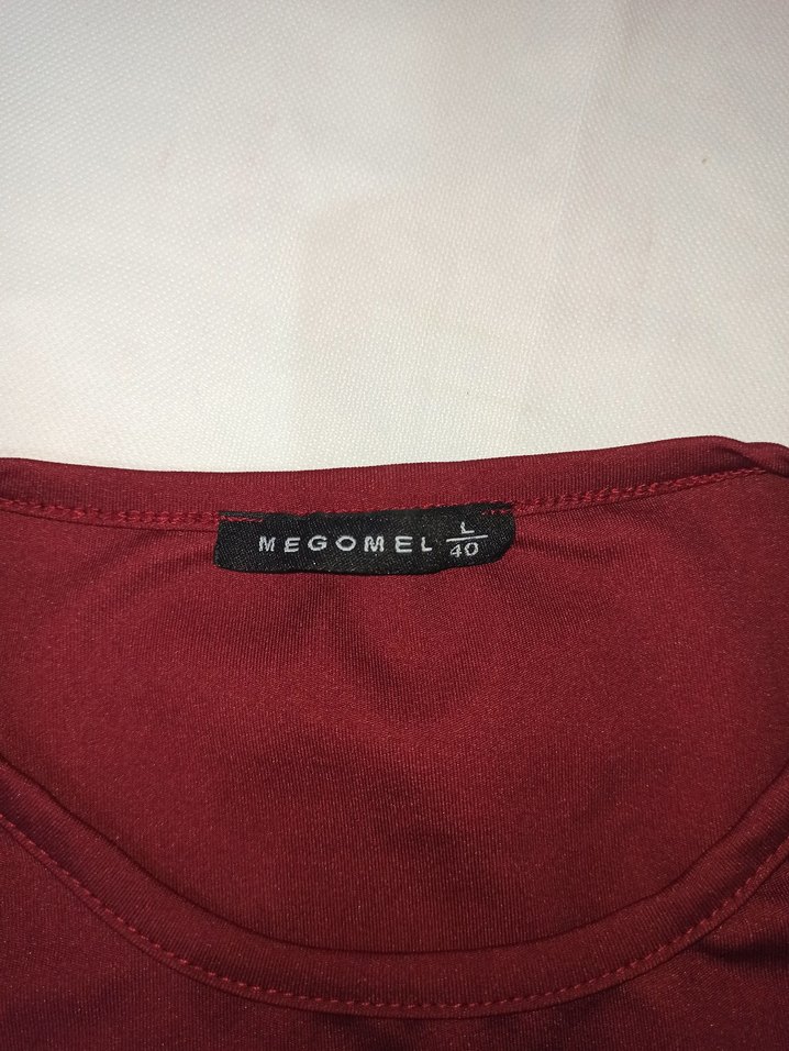 Bordo Kadın Uzun Kollu Basic Bluz - Görsel 4