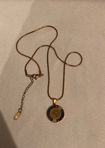 Bohem Zincir Detaylı Midi Kolye - Görsel 3