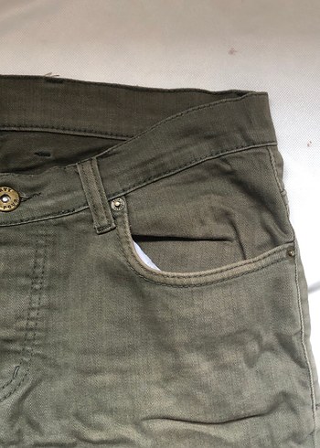 Gri Keten Erkek Günlük Pantolon - Görsel 3