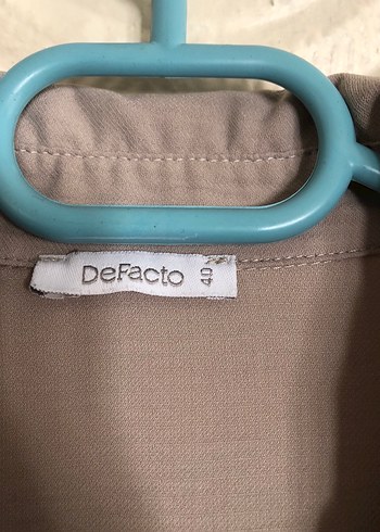 Düğmeli Bej Uzun Kollu Kadın Tunik - Görsel 7